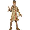 FIESTAS GUIRCA Costume Hippy Hippie Figlia dei Fiori Anni 60 Bambina