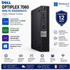 Mini Pc Ricondizionato Dell Optiplex 7060 Core Intel i7-8700T Ram 16GB SSD 256GB Windows 11 Pro
