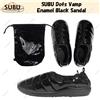 SUBU Sandalo nero smaltato SUBU Dots Vamp taglia unisex