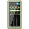 Cecotec Cantinetta 18 Bottiglie Retrò Bolero Grandsommelier Origin 18 Hit Green. Finitura Verde Con Controllo Led, Temp. 5-20ºC, Compressore, NoFrost, Ripiani In Legno, Luce Interna, Ventilazione