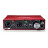 Focusrite Interfaccia audio USB Scarlett 2i2 per creare brani — registrazioni ad alta fedeltà in qualità studio