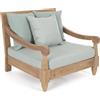 BIZZOTTO HOME EMOTION BALI POLTRONA AQUA 0806782 BIZZOTTO