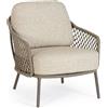 BIZZOTTO HOME EMOTION POLTRONA CON CUSCINO CORBETA 0660665