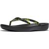 Fitflop Infradito Iqushion Leopard Donna, Mix di citronella, 39 EU