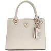 GUESS borsetta borsa a tracolla Noelle II Multi Compartment Satchel Bone avorio