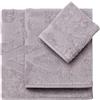 Scalpers - Set di asciugamani da bagno Teschio (toletta 30 x 50 cm + mani 50 x 90 cm + bagno 70 x 140 cm) 100% cotone grigio