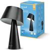 Garza Lampada solare LED, 500 lm, luce calda 3000 K, doppia ricarica (solare e USB-C), 26 ore di autonomia, 4 modalità di illuminazione, IP44, resistente per uso esterno ed interno