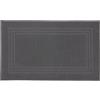 Kleine Wolke Frottiervorl. Lodge - Tappeto da Bagno, 100% Cotone, 80 x 50 cm, 80 x 50 cm, Colore: Grigio Scuro