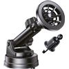 FORCELL SUPPORTO AUTO STAND VENTOSA PARABREZZA E CLIP AREAZIONE PRECISIONX BLACK PER SMARTPHONE