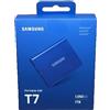 Samsung SSD 2,5 Portatile Esterno Samsung Portable T7 Blue 1TB, USBC 3.1