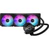 ASUS ROG RYUO III 360 ARGB Dissipatore a Liquido All-In-One, Tre Ventole ROG RGB, Illuminazione Anime Matrix Led Display, LGA 1200 1700 AMD AM4 AM5, Nero