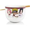 JUST FUNKY Naruto - Bol à Ramen con Baguette 470ml - Team Seven