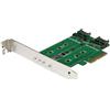 StarTech.com Adattatore SSD M.2 NGFF a 3 porte, 1x M.2 PCIe ( NVMe) , 2x M.2 SATA III M.2, PCIe 3.0