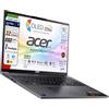 Acer Notebook Aspire, Display 16 OLED WUXGA+ 120Hz, Intel Ultra7 155U 12Core, DDR5 RAM 32Gb, SSD PCI 1 Tb, Thunderbolt 40Gb/s, Tastiera retroilluminata Italiana, fingerprint, Pronto all'Uso