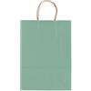 Rex Sadoch Borsa shopper Rex-Sadoch Allegra tinta unita Fashion su kraft bianco - verde salvia - 22x10x27 cm - conf. 25 pz - F09455