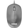 Nilox Tech Mouse ottico con cavo Nilox Tech 3 tasti 1200 DPI USB 2.0 - cavo 150 cm colore nero - MOUSB1012 - F09499