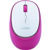 Nilox Tech Mouse ottico wireless dual Nilox Tech ricaricabile tramite porta USB-C 1600 DPI 4 tasti - bianco/fucsia - NXMDWS104 - F09508