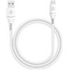 Celly Cavo USB-A / USB-C in PVC Celly Pro Compact 2 15W 1 m - bianco PC2USBUSBCWH - F09492