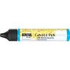 KREUL 49706 - Penna per candele, blu chiaro, 29 ml, penna per candele con punta fine, vernice con cera d'api per decorare e dipingere le candele