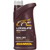 MANNOL Olio motore Longlife 5W-30 olio 1 L Compatibilità con VW Polo Hatchback 6R1, 6C1 Golf IV Hatchback 1J1 Golf VII Hatchback 5G1, BQ1, BE1, BE2 GOLF VI 5K1 Golf V Hatchback 1K1 POLO 9N