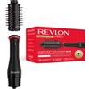 Revlon One-Step Volumiser Plus (spazzola ovale staccabile, rivestimento in ceramica di titanio, setole miste con punte a sfera al carbone attivo, tecnologia ionica alla tormalina)