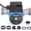 Hanchen Pompa di circolazione per riscaldamento a 3 marce, in acciaio inox, 25-60/180, pompa di circolazione per acqua calda 220 V