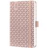 SIGEL J6130 Agenda settimanale Jolie 2026-1 anno - circa A6 - pearl rose - 2 pagine = 1 settimana - copertina rigida - 80 g/m² - rosato - 174 p. - certificazione FSC