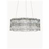 Nova Luce Lampadario in cristallo a LED con luce regolabile Nuvia -