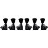 Musiclily Basic R15A 3R3L 14:1 Roto Meccaniche Chitarra Tuners Set Nero