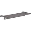 hansgrohe AddStoris - Portasciugamani bagno con porta asciugamano, portasciugamani per montaggio a parete, fissaggio nascosto, accessori bagno, cromo nero spazzolato, 41751340