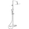 Ideal Standard - Ceratherm S200 Colonna doccia con termostatico esterno doccia, con mensola integrata in vetro infrangibile, Cromato