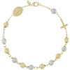 Gioielleria Lucchese Oro Bracciale Donna Oro Bianco Giallo GL102439