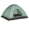 Outsunny Tenda da Campeggio 2 Posti con Porta a Cerniera, Zanzariera e Sacca di Trasporto, 206x185x120cm, Verde|Aosom