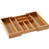 Kesper - Portaposate Regolabile, in Legno di bambù, Marrone, 35 x 43 x 6,5 cm, 5808513