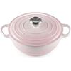 Le Creuset Marmitta Evolution in ghisa vetrificata con Coperchio, diameter 24 cm, Rosa Shell Pink, 21114247770430