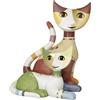 Goebel FIGURINE 31-400-95-1 - Mini gatto Nima E Carino Rosina Wachtmeister in porcellana di biscotto, multicolore, dimensioni: 21 x 17 x 24 cm