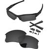 PapaViva Lenti di ricambio e kit di gomma per occhiali da sole Oakley Flak Jacket XLJ OO9009 63 mm, Arancione Fotocromatico, Flak Jacket XLJ