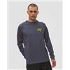 Arcteryx Maglia A Maniche Lunghe Da Uomo Arc'teryx Kragg Sl Cotton Bird Tile Ls M Blu Scuro