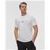 CP Company T-shirt Da Uomo C.p. Company 30/1 Jersey Short Sleeve Chest Logo Bianca