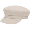 Melegari Berretto Marinaio Estivo Genova | Sailor cap | 60% Cotone 40% Lino | Made in Italy (59cm)