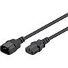 Goobay 68602 Cavo Prolunga Alimentazione VDE PC UPS, Nero, 1.5m Lunghezza del Cavo