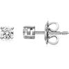DAMIANI Orecchini punto luce Damiani collezione Veramore in oro bianco 18kt con diamante bianco 0,38 ct colore G e chiusura a farfallina. Il gioiello è venduto con scatola e garanzia Luxury Zone.