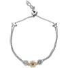 DAMIANI Bracciale margherita in oro e diamanti 0,34ct