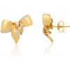 DAMIANI Orecchini fiocco in oro e diamanti 0,43ct
