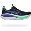 ASICS Gel Nimbus 28 Uomo Asics, 003 Nero-Verde