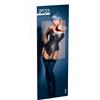 Zado - Corsetto in pelle, taglia L, colore: Nero