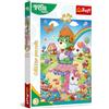 Trefl - Puzzle Glitter: The Treflik Family, I Treflik Glitterati - Puzzle Glitterato 100 Pezzi - Puzzle Scintillante con i Personaggi delle Fiabe, Divertimento Creativo, Gioco per Bambini dai 5 anni