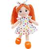 Lullaberry Snuggle Cutie Bella - Bambola di pezza da abbracciare, 35 cm, colore: arancione