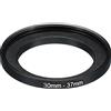 PATIKIL Metallo Step On oring Fotocamera Obiettivo 30mm-37mm Nero | Filtro Adattatore oring Alluminio Filtro Adattatore oring, per Fotocamera Obiettivi Cappuccio, Alluminio