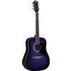 Eko Chitarra Acustica Eko Ranger 6 Blue Sunburst Dreadnought Gloss